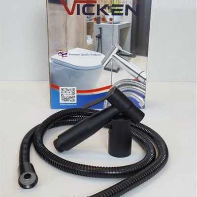 Vòi xịt vệ sinh inox đen VK-KLD - Cái